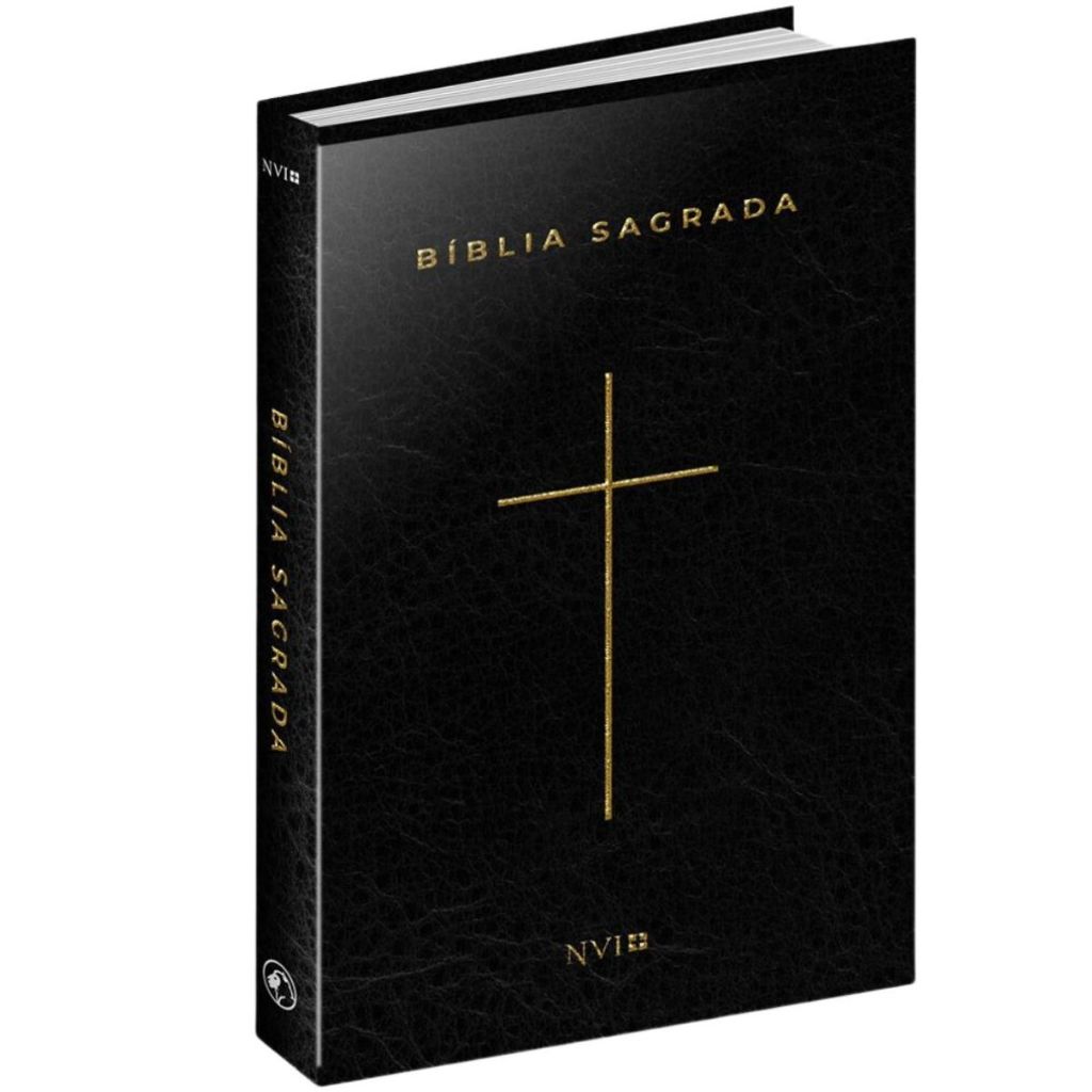 Bíblia Sagrada Cruz Preta | NVI | Capa Dura - Books & Magazines