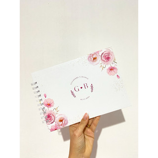 Caderno de Assinatura Casamento | Formatura | Capa Personalizada