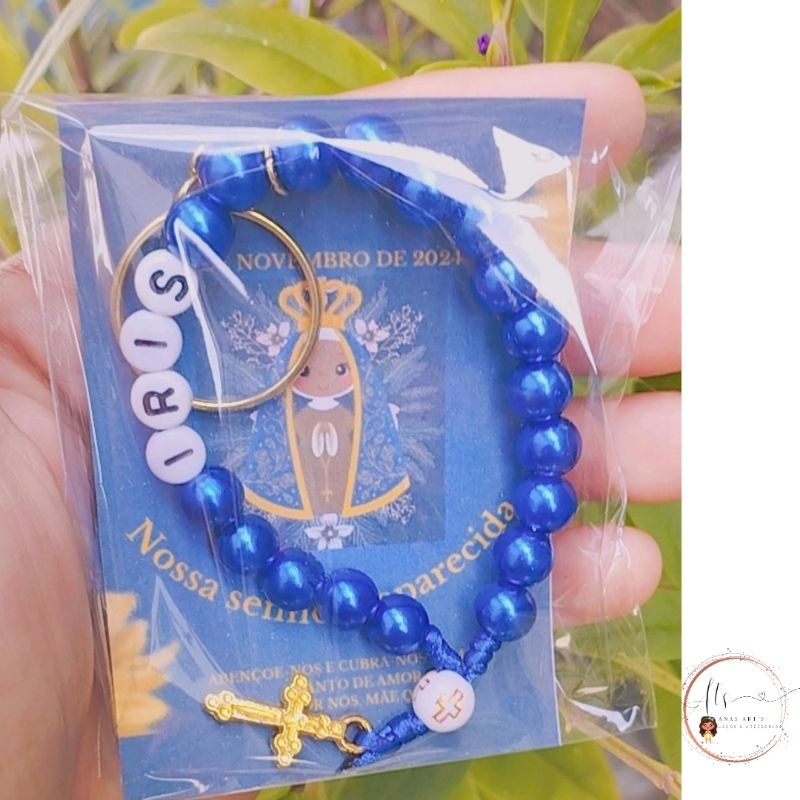 kit 12  chaveiro Dezenas Personalizadas/ batismo infantil/ batizado/lembrancinha