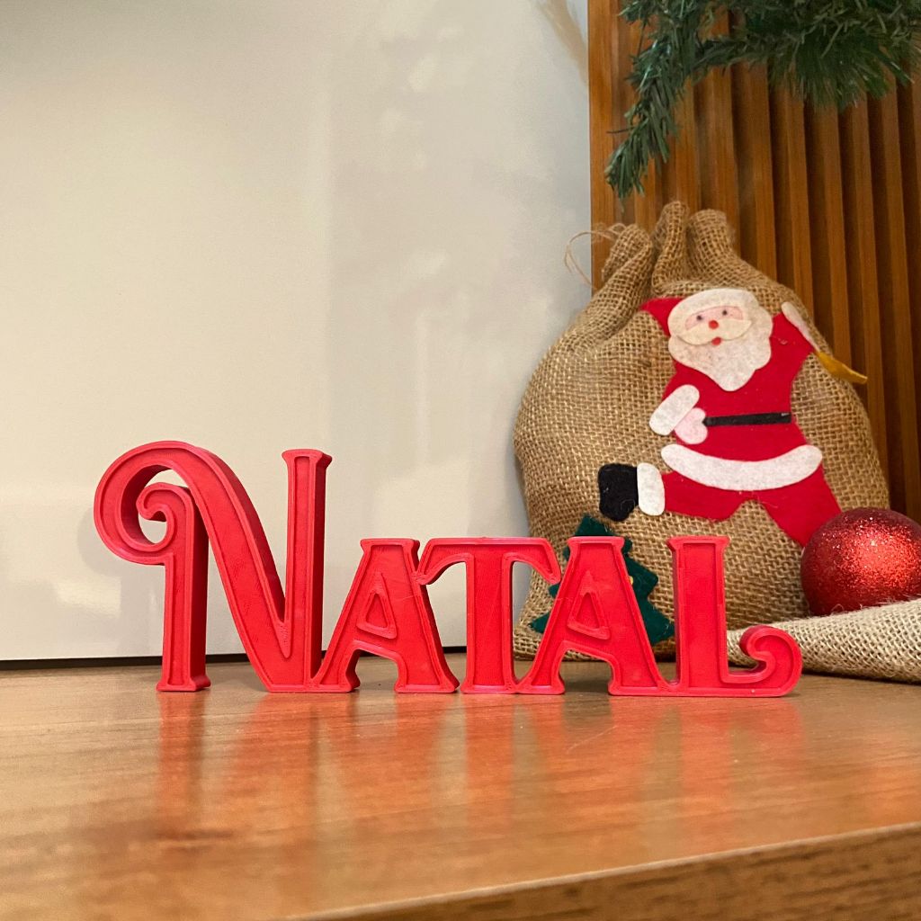 Letreiro Natal Decoração Natalina
