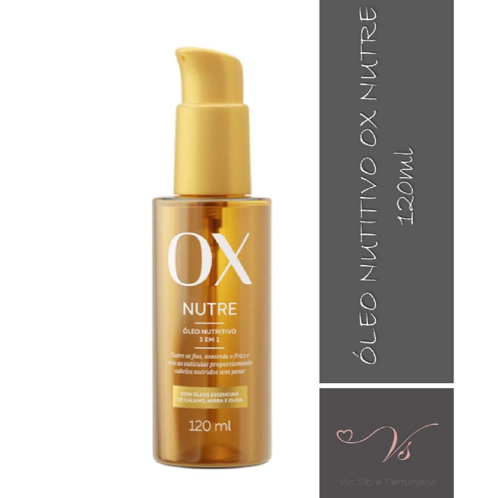 Óleo Nutritivo Ox Nutre 3 em 1 120ml