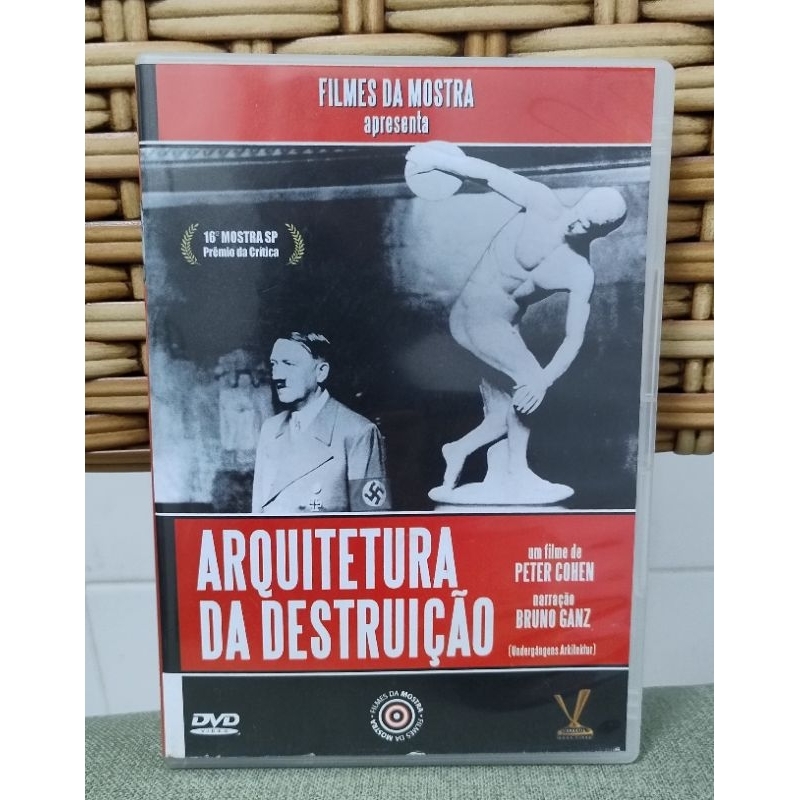 DVD Arquitetura da Destruição - de Peter Cohen - narração de Bruno Ganz