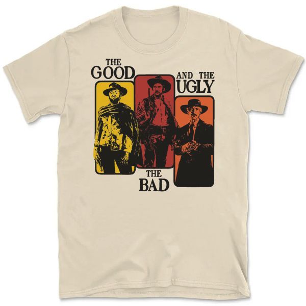 Camiseta Vintage Unissex O Bom, O Mau E O Feio Filme Faroeste B86