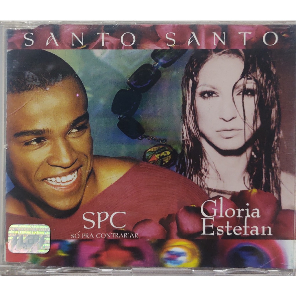 Cd SPC Gloria Estefan Santo Santo Single Otimo Estado