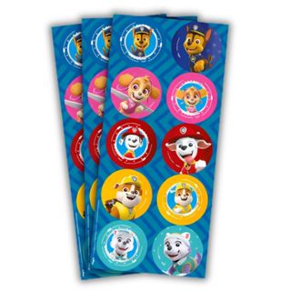 30~150 ADESIVO REDONDO PATRULHA CANINA CORE REGINA em Oferta na Shopee