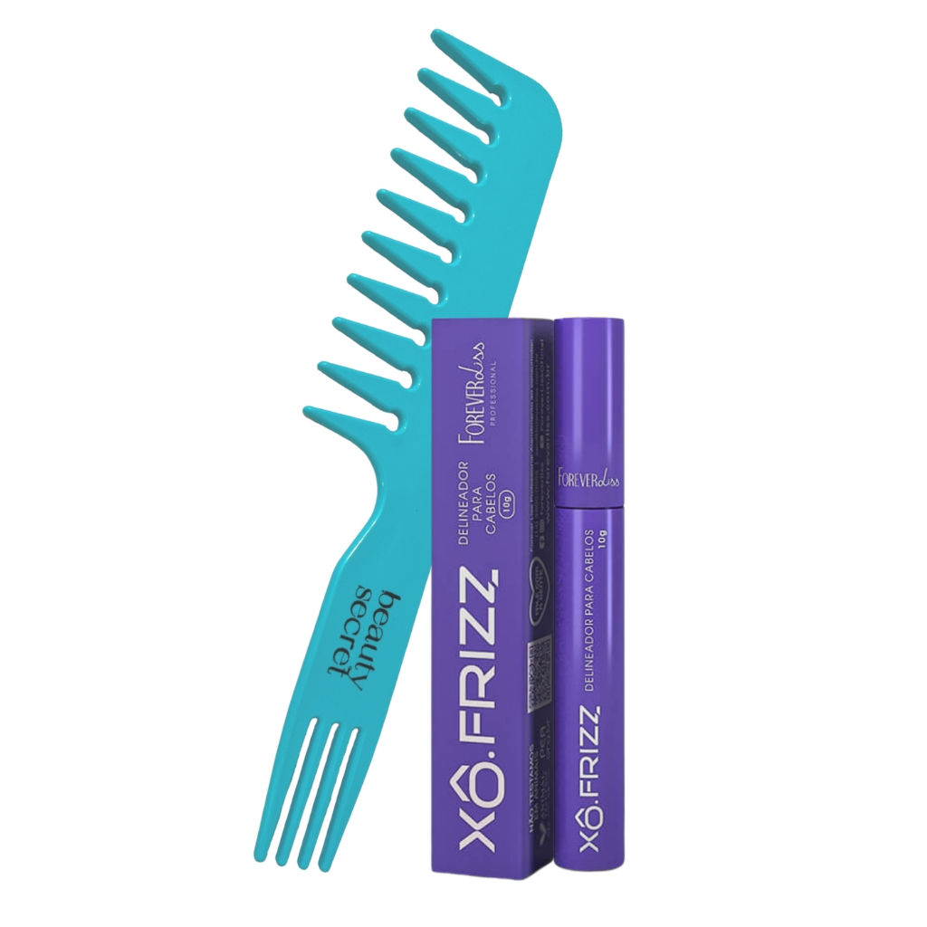 Kit Modelador De Fios Forever Liss Xô Frizz 10g Pente Beauty