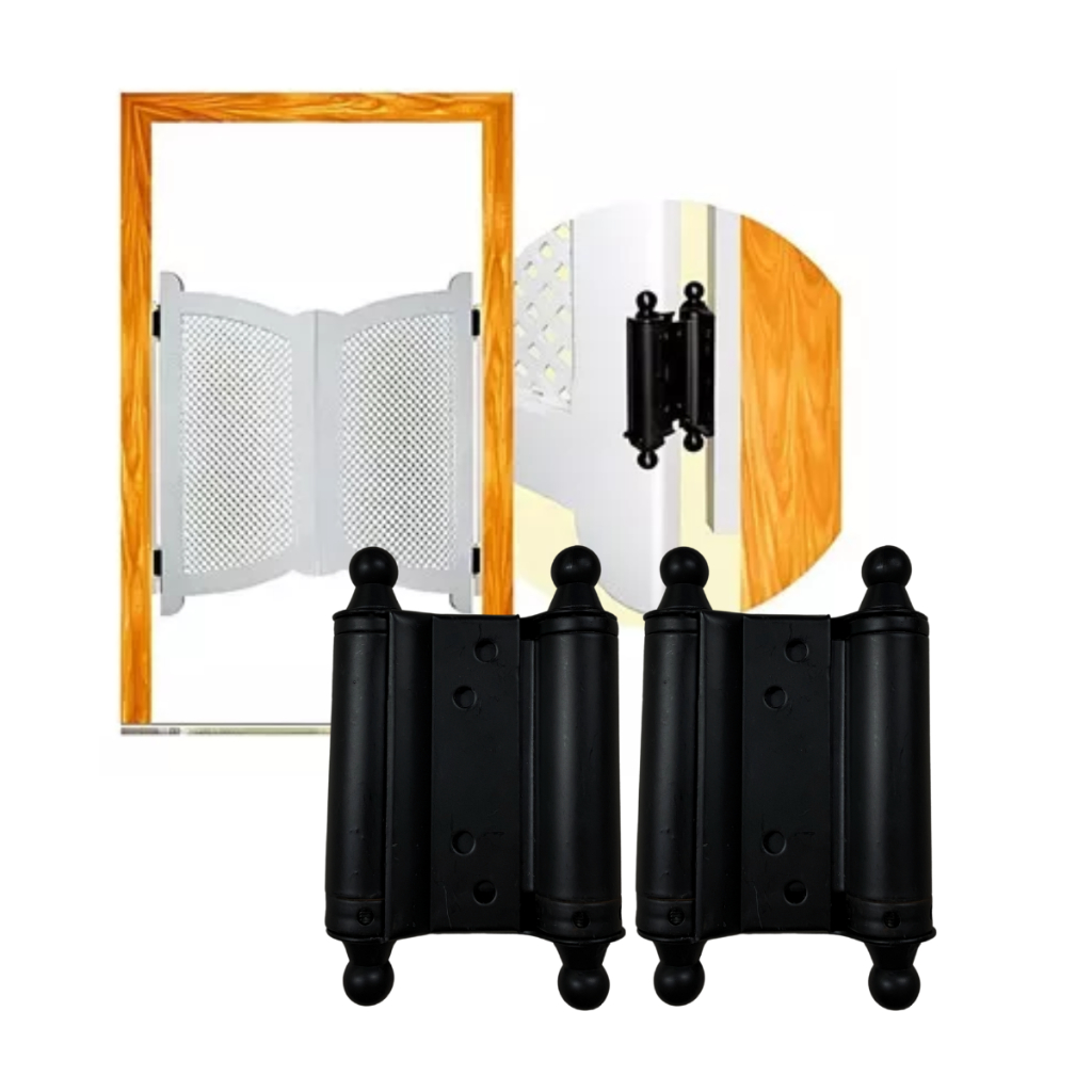 Par Dobradiças Vai E Vem 3 Polegadas Inox Preto Bang Bang