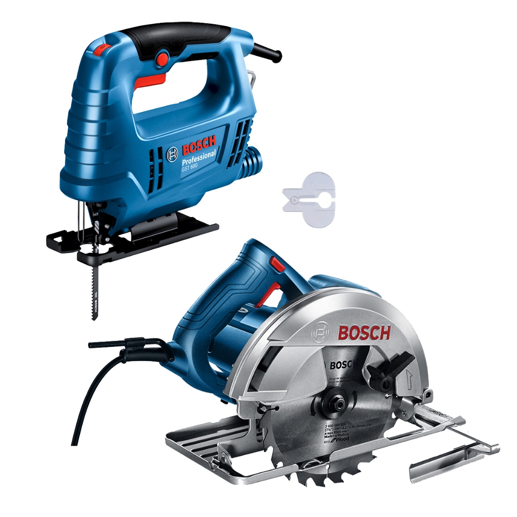 Kit  Serra Circular GKS 150 + Serra Tico-Tico GST 680 Bosch - Home & Living