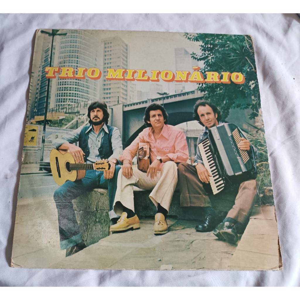 Lp Zé Madero/trio Milionário - Sertanejo Vg+ Otimo Autograf