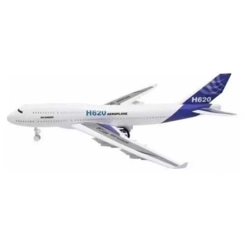 Avião de Brinquedo com Luz e Som Aventura Aérea com Airbus e Boeing