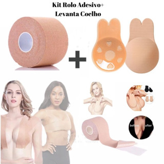 Kit Sutiã diversos modelos- rolo adesivo/ levanta/ tapa seios em Oferta na Shopee