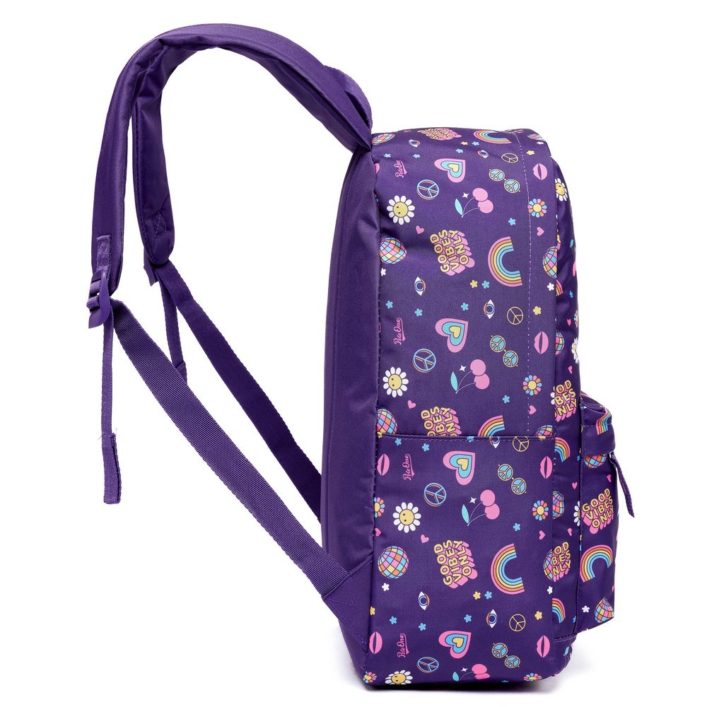 Kit Mochila + Estojo Escolar Juvenil Feminina Espaçosa — imagem 2 de 2