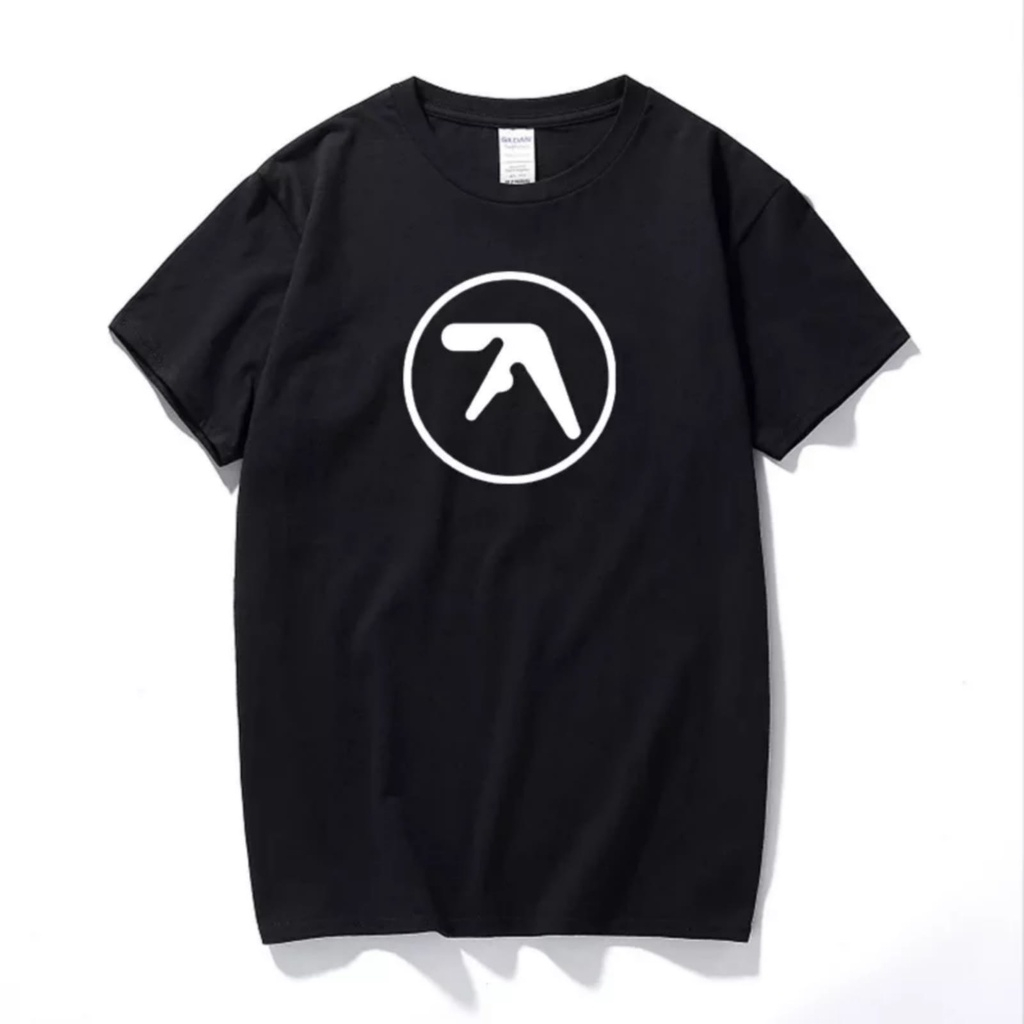 Camiseta Aphex Twin T Shirt Official Logo Blusa 100% Algodão em Oferta na Shopee