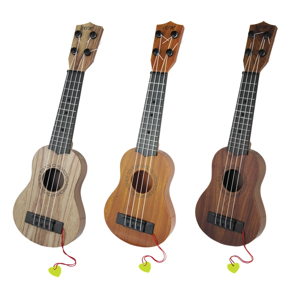 Mini Violão Infantil Cavaquinho Com Palheta Presente Musica Menino Menina Presente