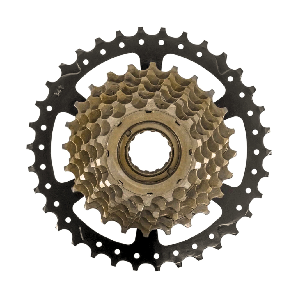 Catraca Roda Livre 7 Velocidade 14/32 Indexada Marrom Com Preto Para Bicicleta 21v Aro 26-29 em Oferta na Shopee