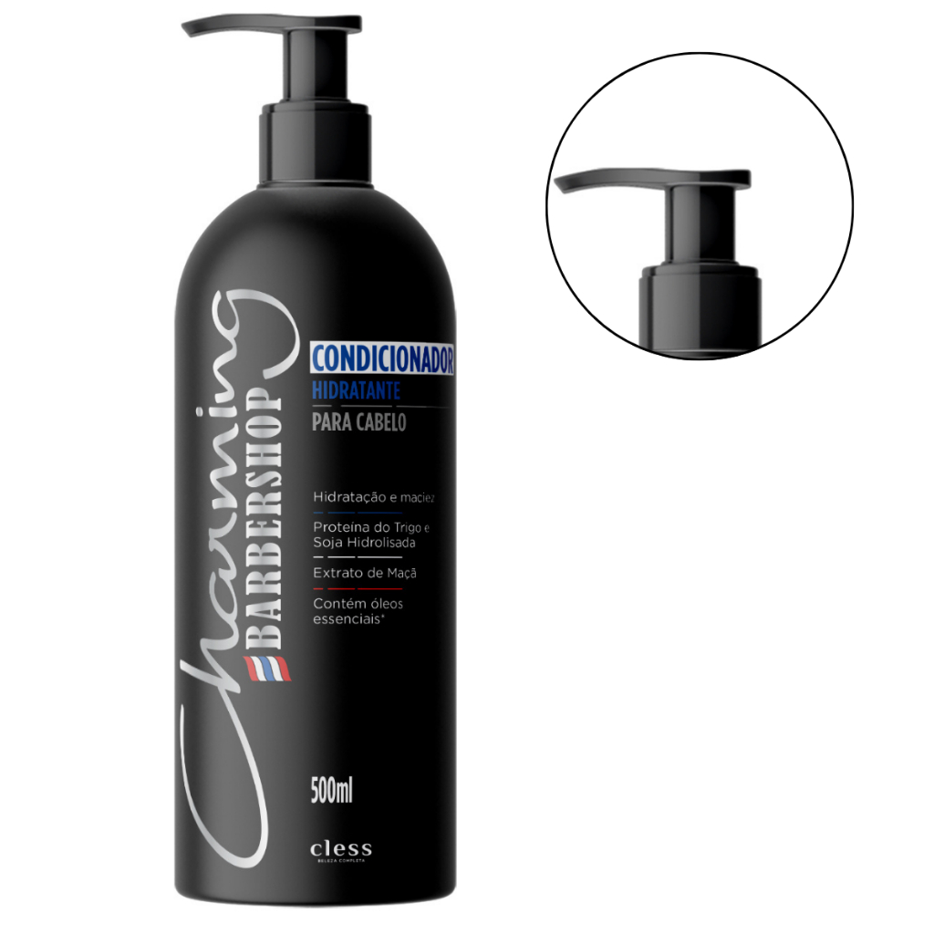 Condicionador Hidratante Cless Charming Barbershop 500ml