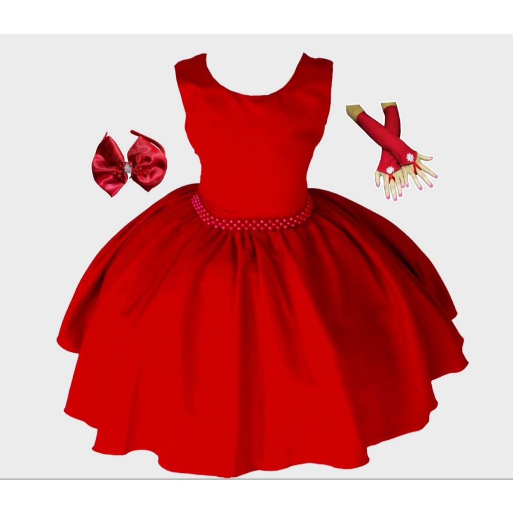 Vestido Infantil Juvenil Formatura Natal Casamento Daminha Comunhão Igreja Aniversario em Oferta na Shopee