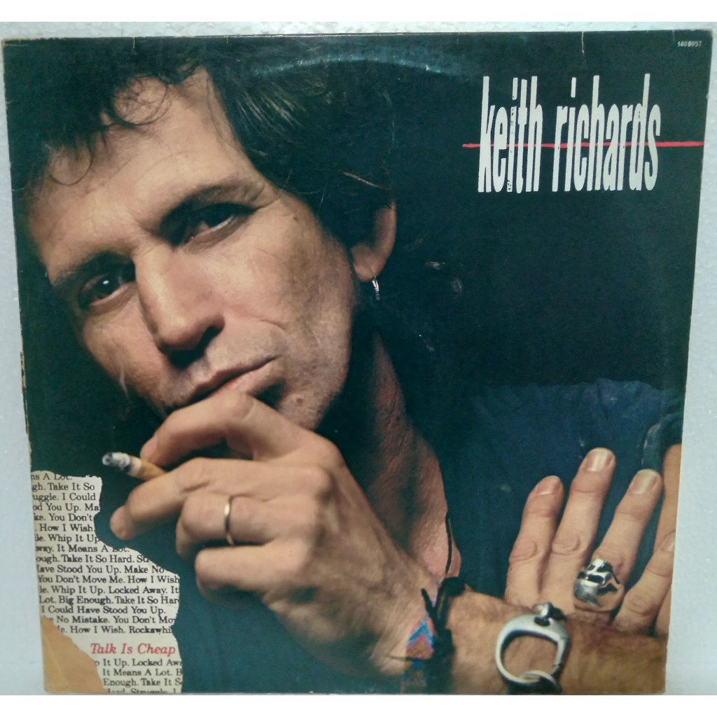 Lp - Keith Richards (The Rolling Stones) - Talk is Cheap - c/enc - 1988
