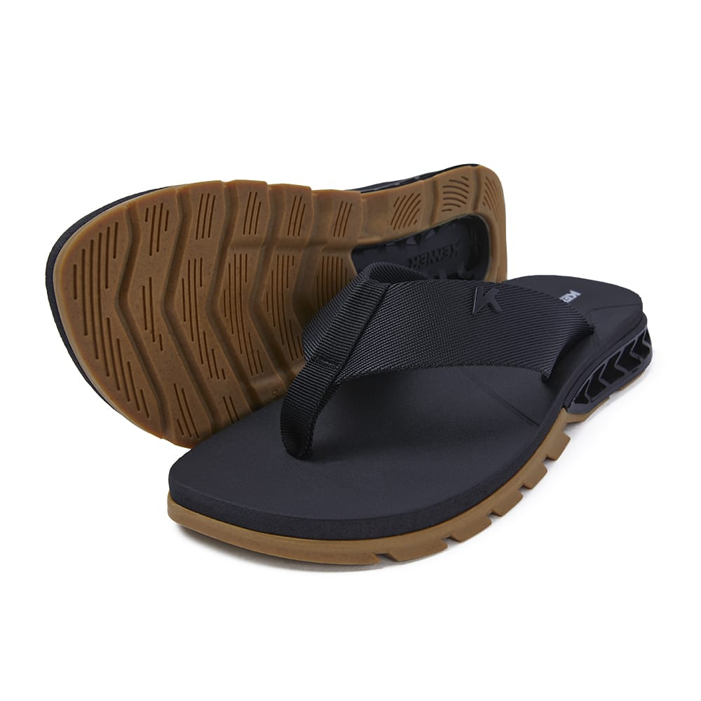 Sandália Chinelo Kenner Rakka L7 Original Masculino Preto Crepe