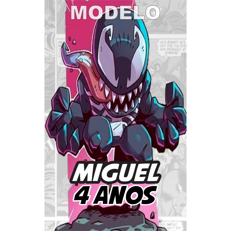 15 Adesivos Tubete Venon - Etiqueta - Rótulo Personalizado