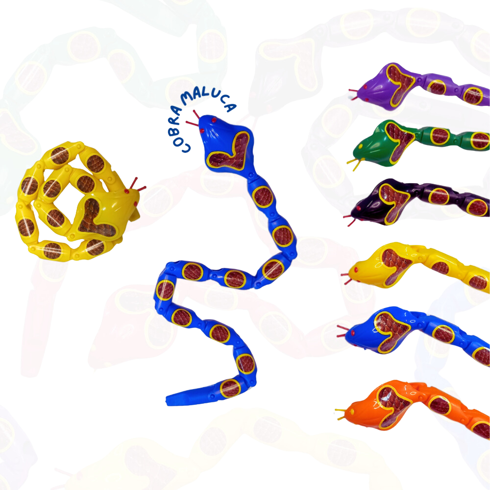 5 Cobra Maluca Articulada Naja Kit Festa Atacado Promoção Lembrancinha Aniversario Prenda Quermesse em Oferta na Shopee