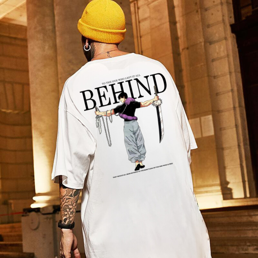 Camiseta Oversized Japones Manga Larga Caimento Perfeito Streetwear Lançamento 100% Algodão