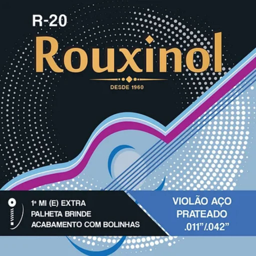 Encordoamento Para Violão Aço Rouxinol R-20 em Oferta na Shopee