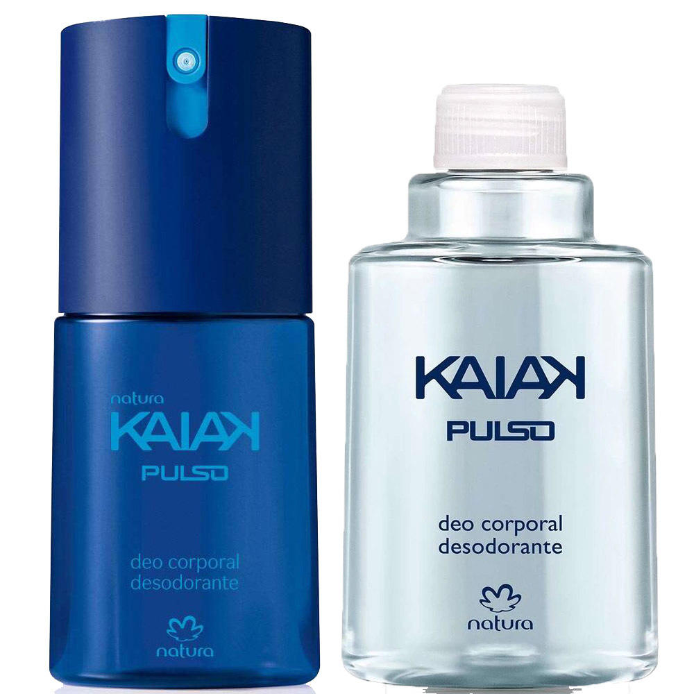 Deo Corporal Natura Masculino Kaiak Pulso 100ml + Refil