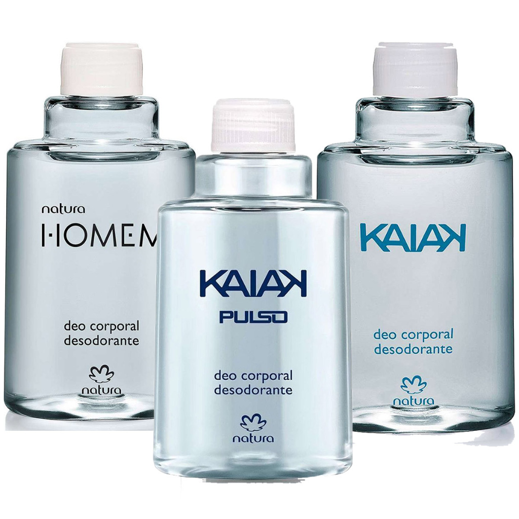 Refil Natura Masculino Deo Corporal Kaiak K. Pulso E Homem Com 100ml