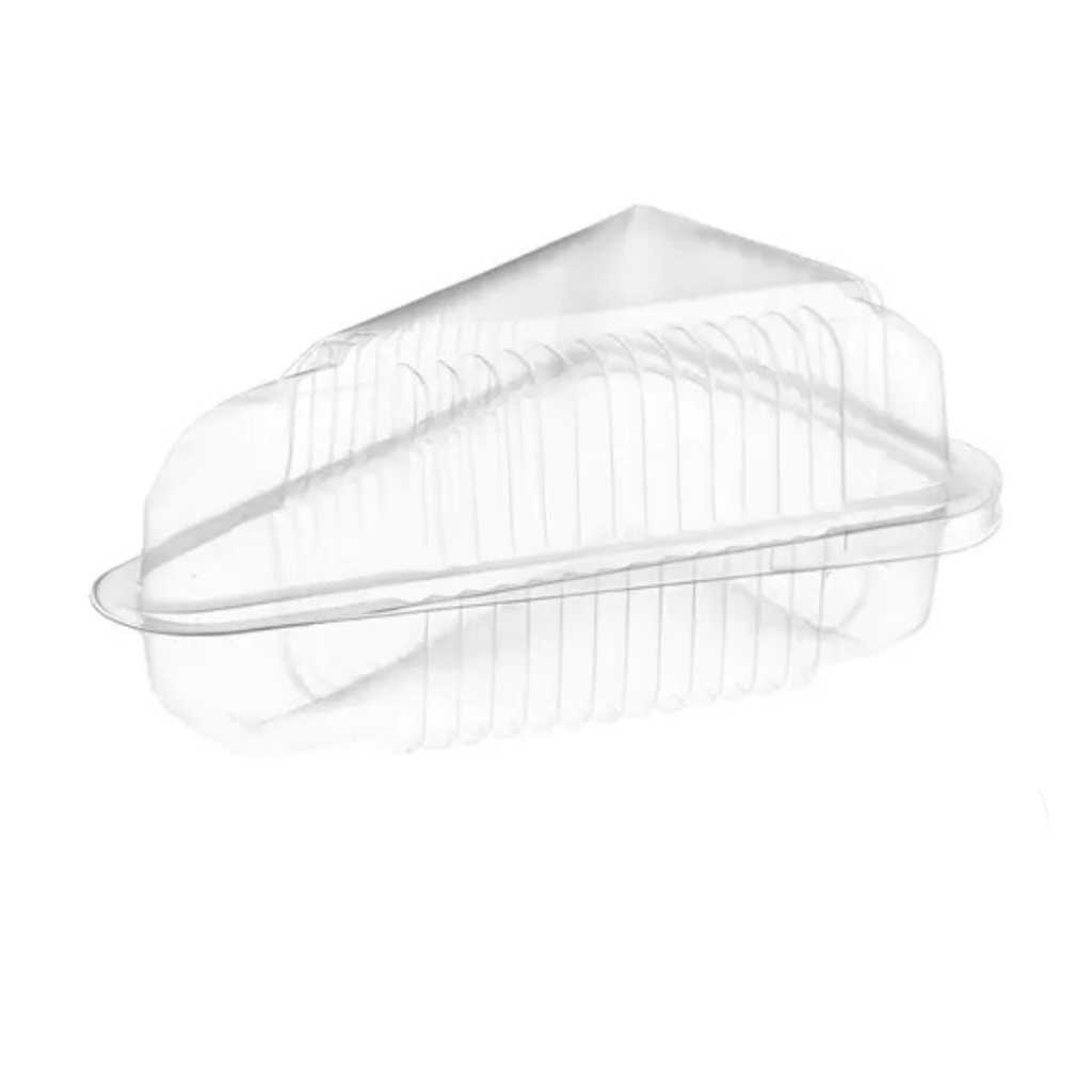 50 Un Embalagem Mini Fatia De Bolo Torta D630 Cristal em Oferta na Shopee
