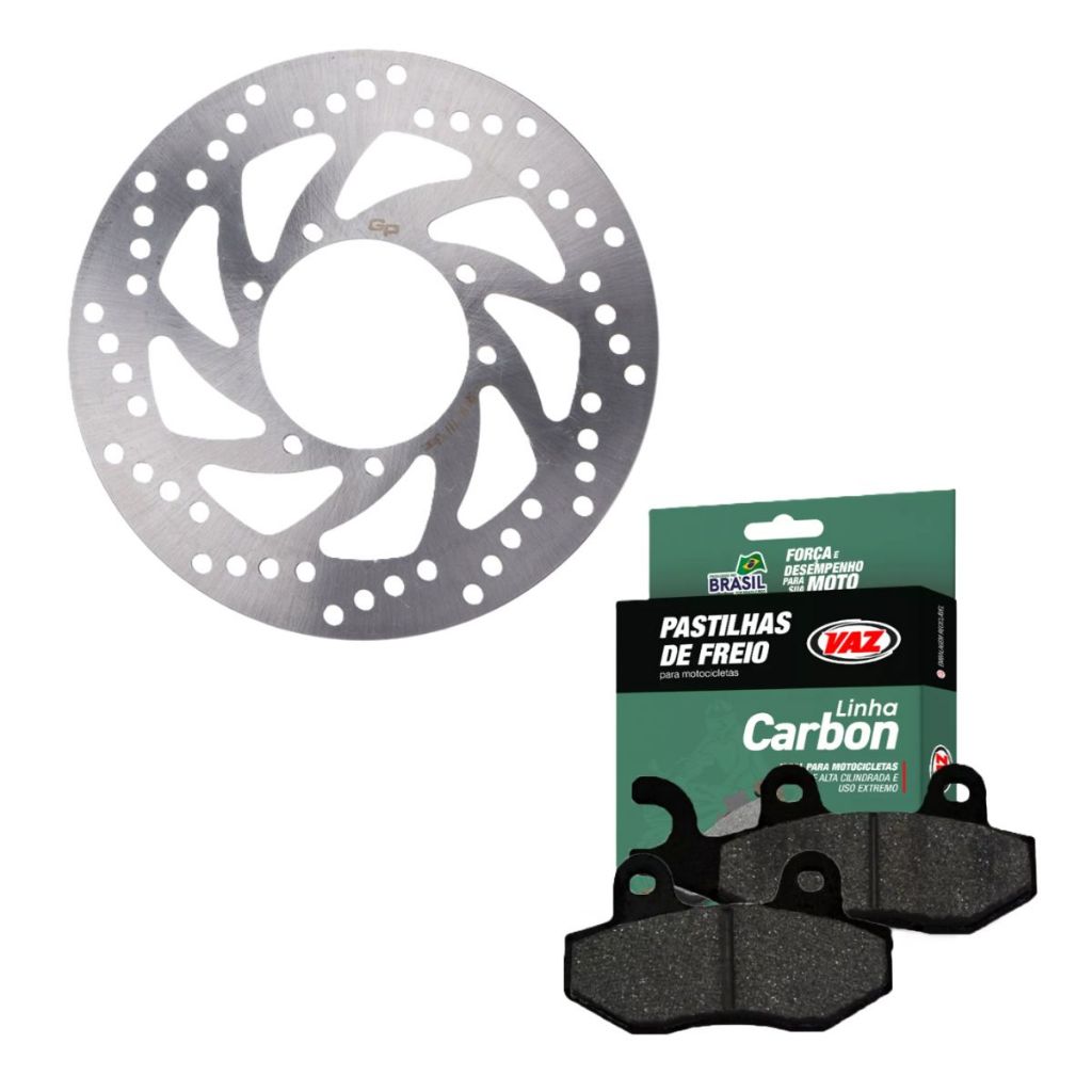 Disco Freio Dianteiro Lander Tenere 250 Até 2015 + Pastilha em Oferta na Shopee