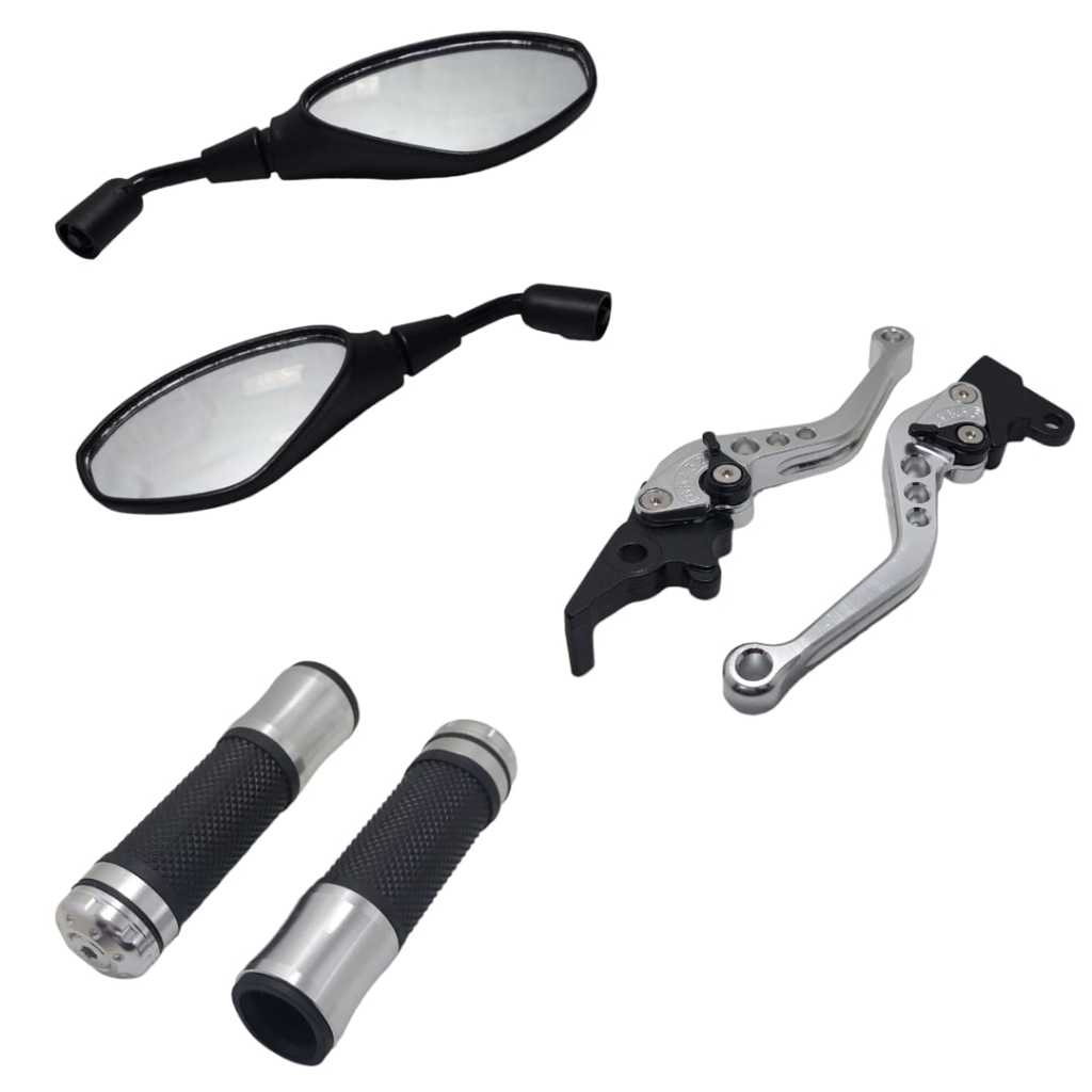 Kit Retrovisor Bmw Haste Curta Manete Manopla Cbx Twister Cb 300 — imagem 2 de 2
