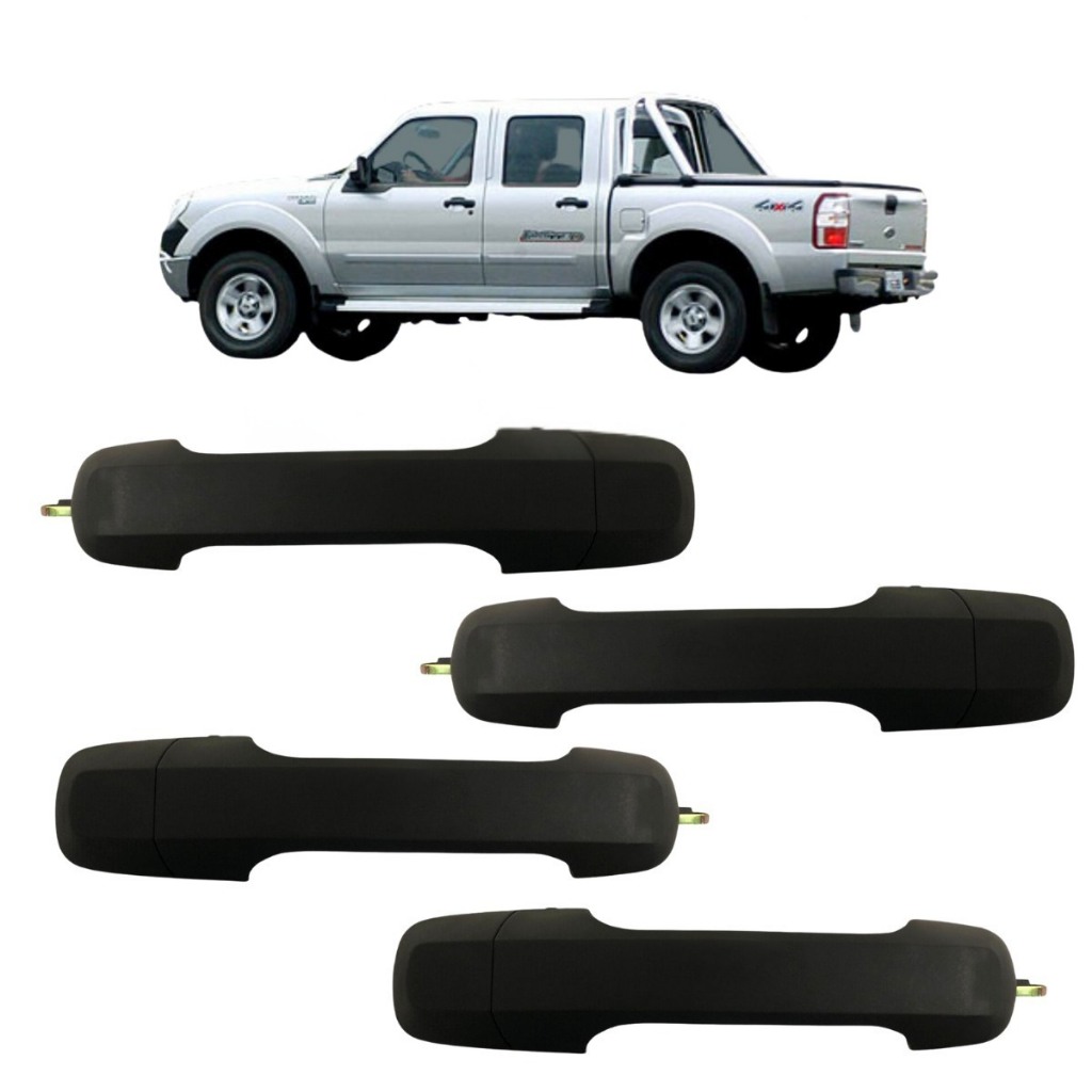 Kit 4 Maçaneta Externa Ranger Porta Dianteira Traseira em Oferta na Shopee