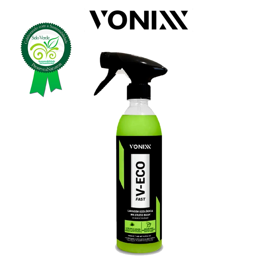 Produto De Limpeza Automotiva Vonixx V-Eco Fast 500ML Lavagem a Seco