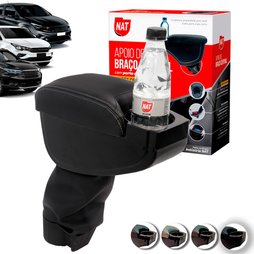 Apoio de Braço Encosto Argo Cronos 2017 À 2019 C/Porta Copo em Oferta na Shopee