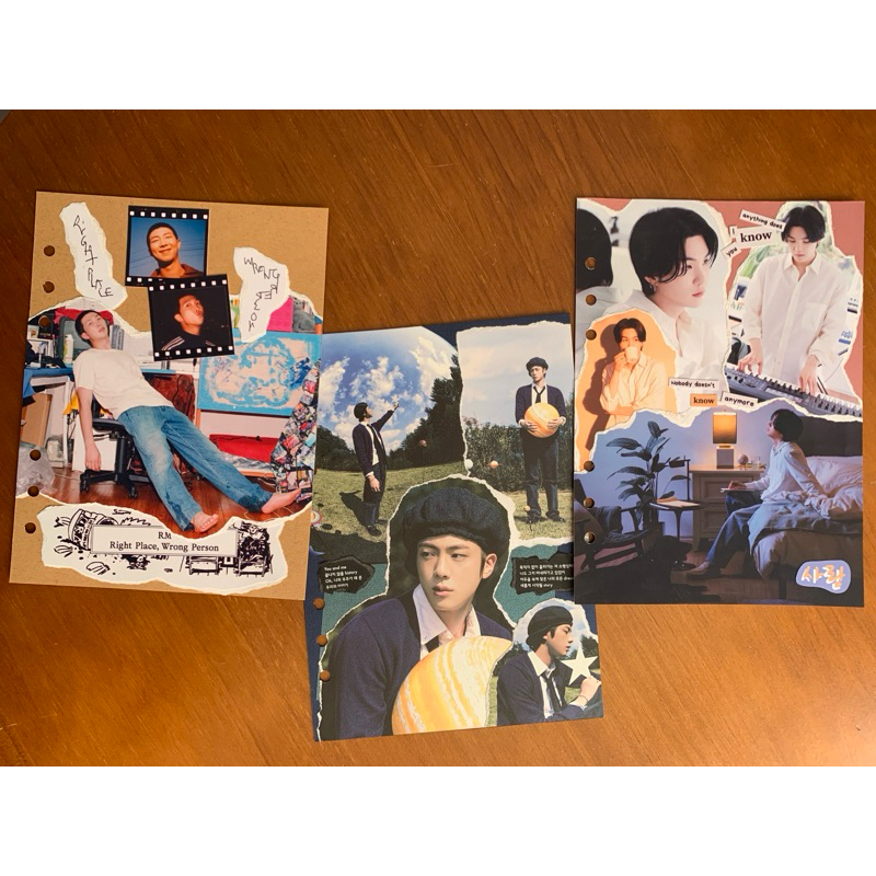 BTS solos capa binder A5