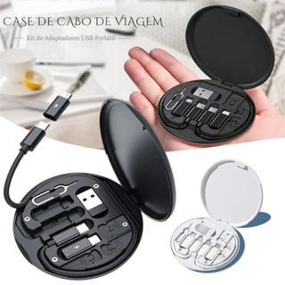 Conjunto De Adaptador De Cabo De Carregamento Múltiplo 6 Em 1 Usb C Para Usb De Celular Suporte em Oferta na Shopee