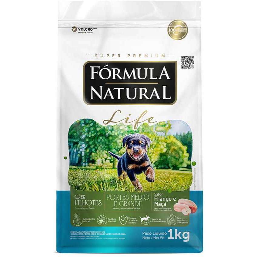 Ração Fórmula Natural Life Filhote Raça Média e Grande 15 kg