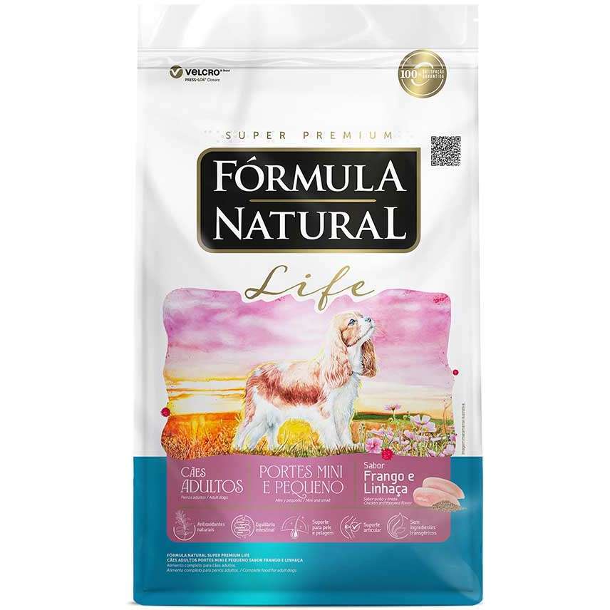 Ração Fórmula Natural Life Adulto Raça Pequena 1 kg