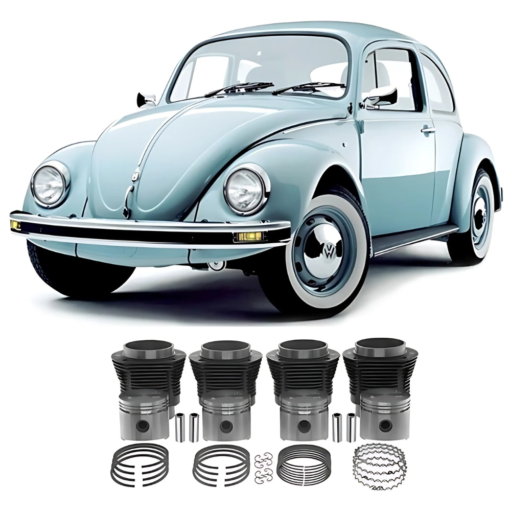 Detalhes do KIT MOTOR VW FUSCA GOL KOMBI VOYAGE PARATI SAVEIRO 1600 1984 EM DIANTE MEDIDA STD GASOLINA