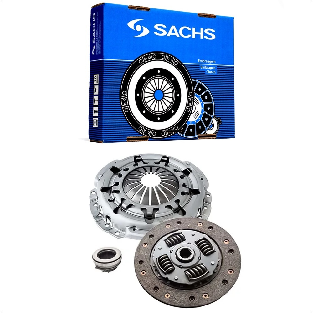 Kit Embreagem Vw Gol Saveiro G5 Fox Polo 1.6 Sachs Completo