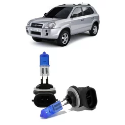 Lampada Super Branca Farol Milha Tucson 2006 A 2013 8500k