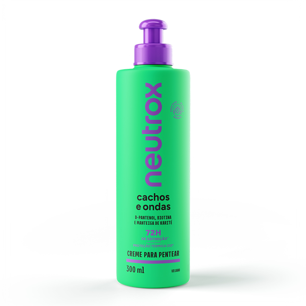 Cond Creme Para Pentear Neutrox Cachos E Ondas 300ml