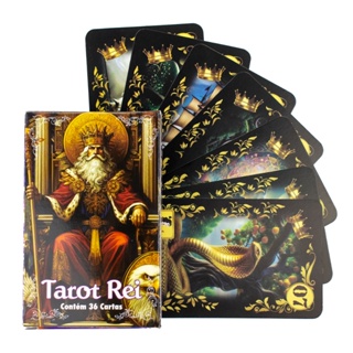 Baralho Tarot Rei 36 Cartas Com Manual Lenormand Cigano em Oferta na Shopee