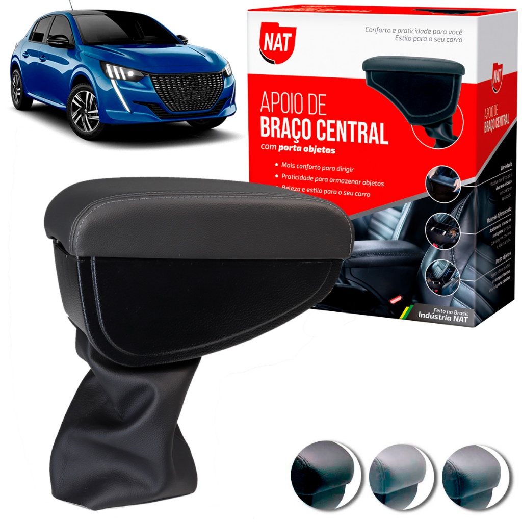 Apoio De Braço Encosto 208 Ano 2023 Até 2024 Couro em Oferta na Shopee