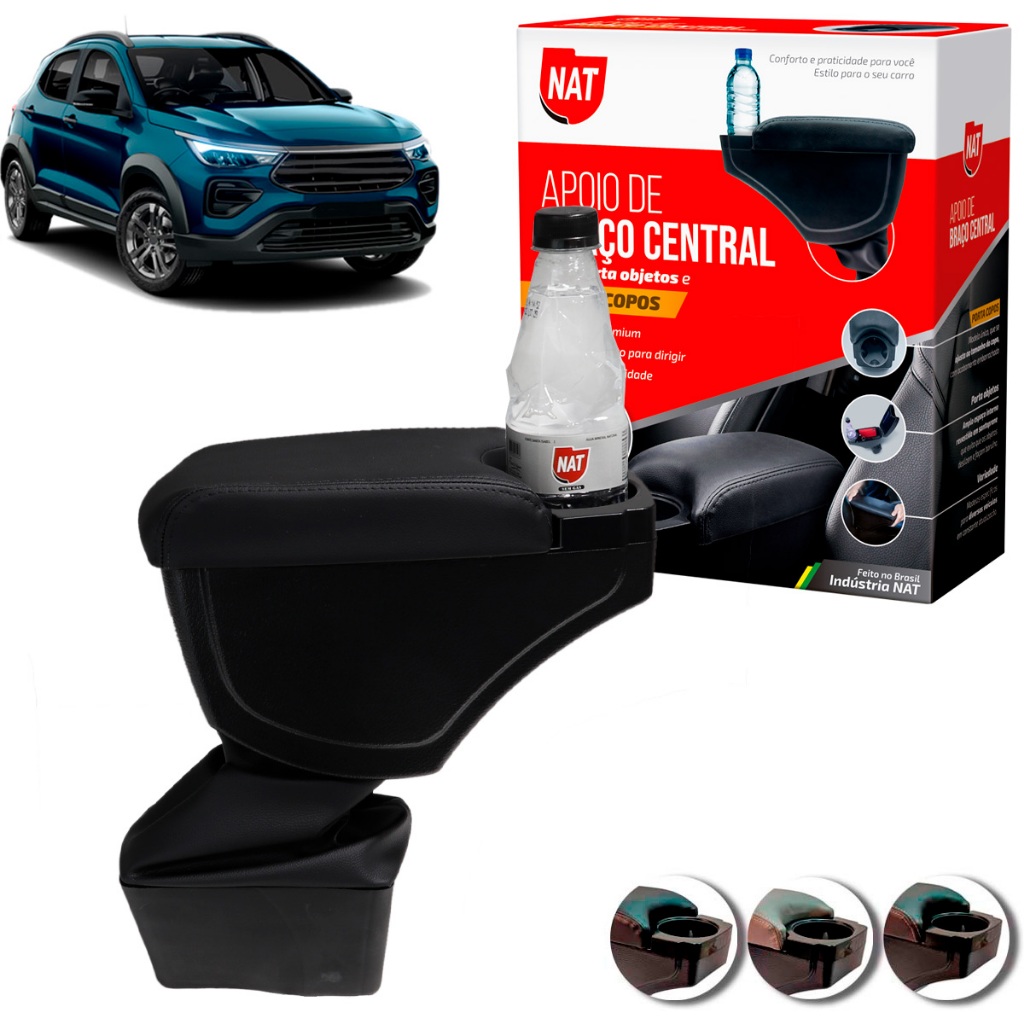 Apoio de Braço Encosto Pulse 2022 Até 2024 C/ Porta Copo em Oferta na Shopee