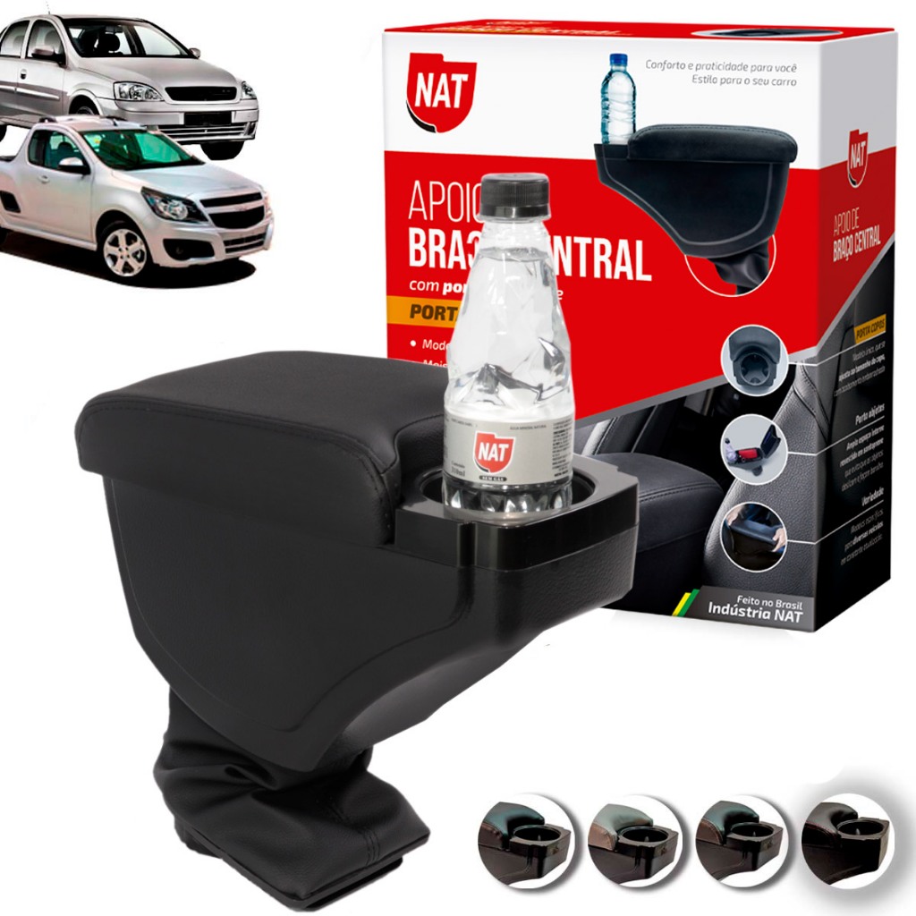 Apoio de Braço Corsa Joy Maxx 2002 Até 2012 E Montana 2004 Até 2010 C/ Porta Copo em Oferta na Shopee