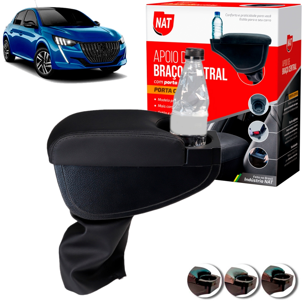 Apoio De Braço Encosto 208 2023 Até 2024 C/ Porta Copo em Oferta na Shopee