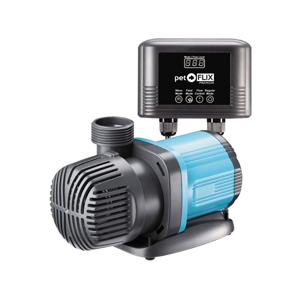 Bomba Submersa Anfíbia 9.000 L/H Pet Flix, Para Aquário Lago Fonte Tanque de Peixes Chafariz Carpa