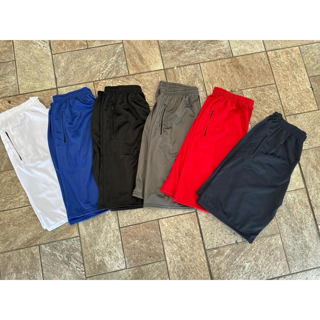 KIT COM 5 E 3 SHORTS DRI FIT - ESPORTES - COM ZÍPER NO BOLSO - MODA NOVA 2025.